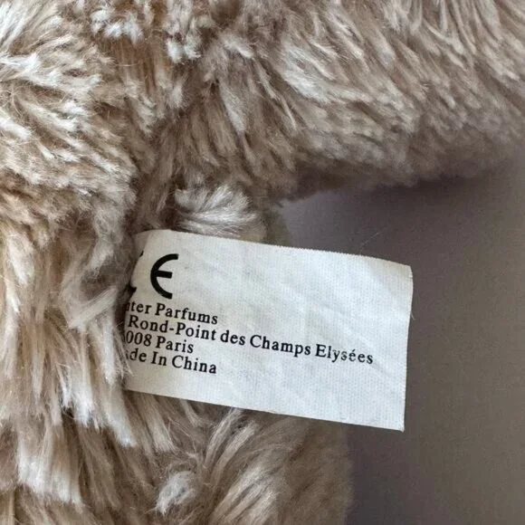 Rare Burberry Fragrance Teddy Bear Plush Iconic Nova Check Plaid B Sweater - Picture 7 of 9